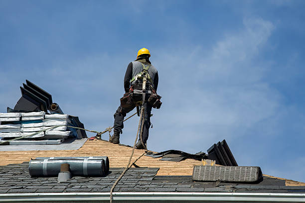 Professional Roofing technician working in Edmond, OK